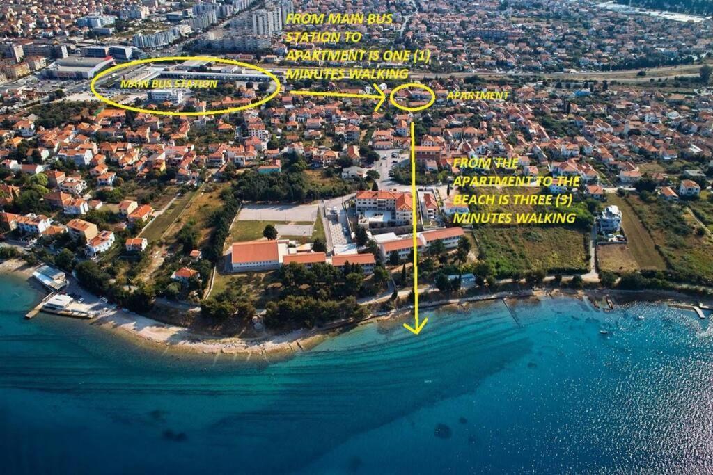 Candy Ap.-Near Center,Bus,Beach+Free Parking Place زادار المظهر الخارجي الصورة